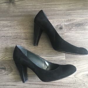 Stuart Weitzman suede pumps